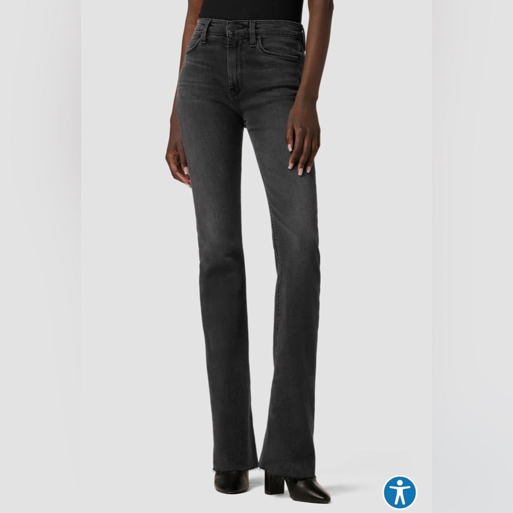 Hudson Barbara high rise bootcut black wash jeans